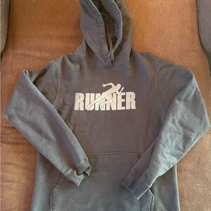 Black Runner Hoodie - Medium